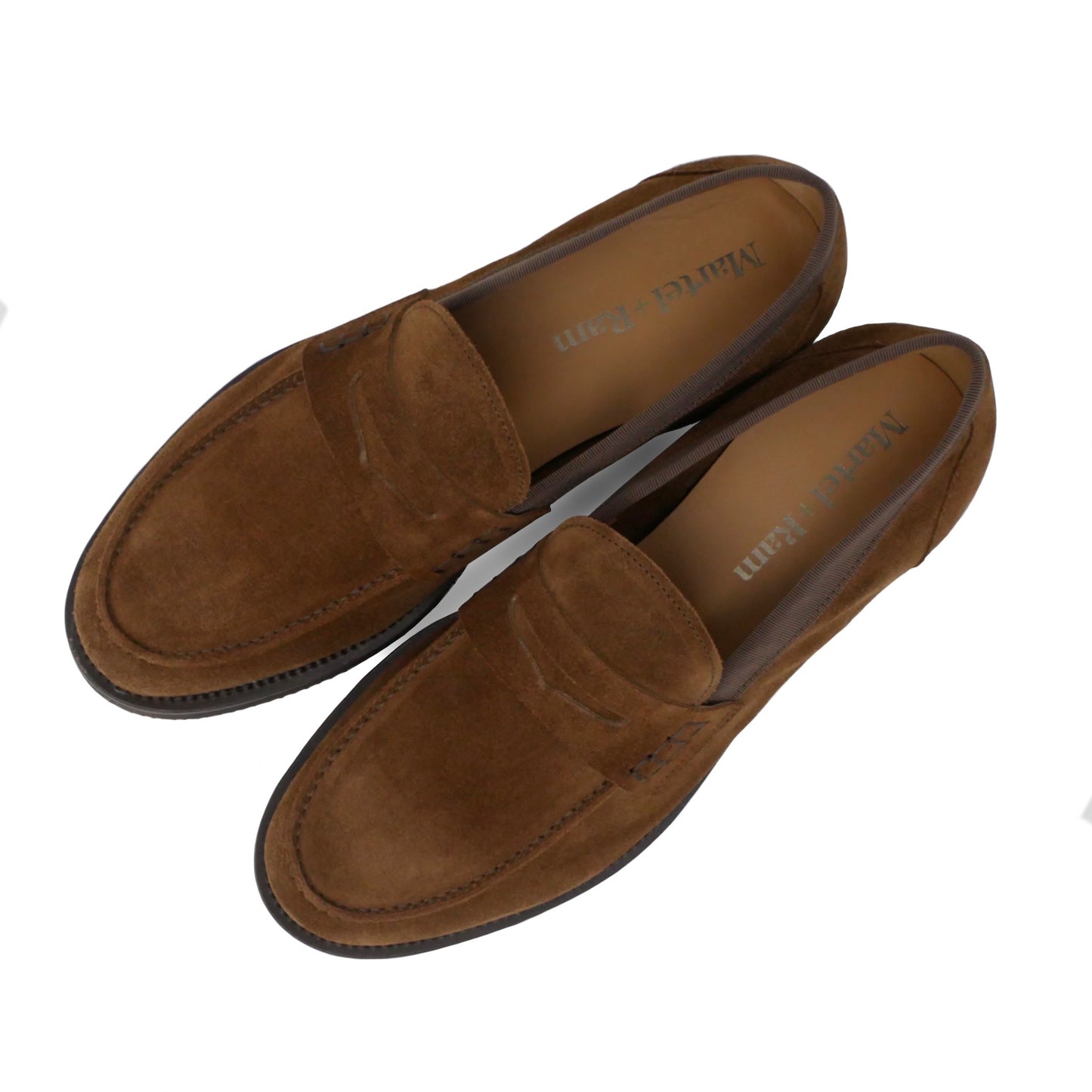 002 - Tobacco Suede Loafer | Men's Suede Loafers | Martel+Ram