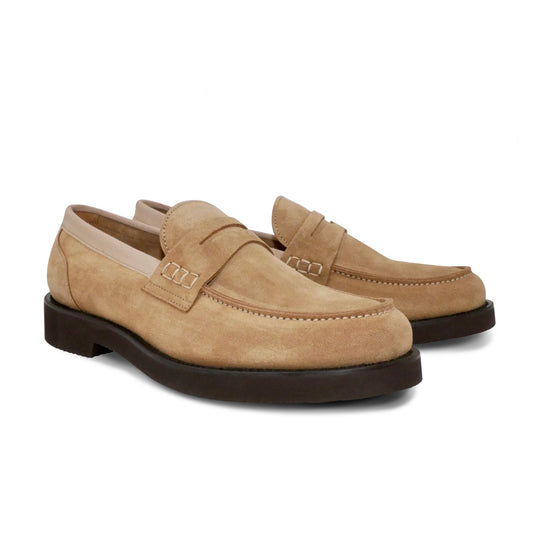 002 - Peanut Suede Loafer | Men's Suede Loafers | Martel+Ram