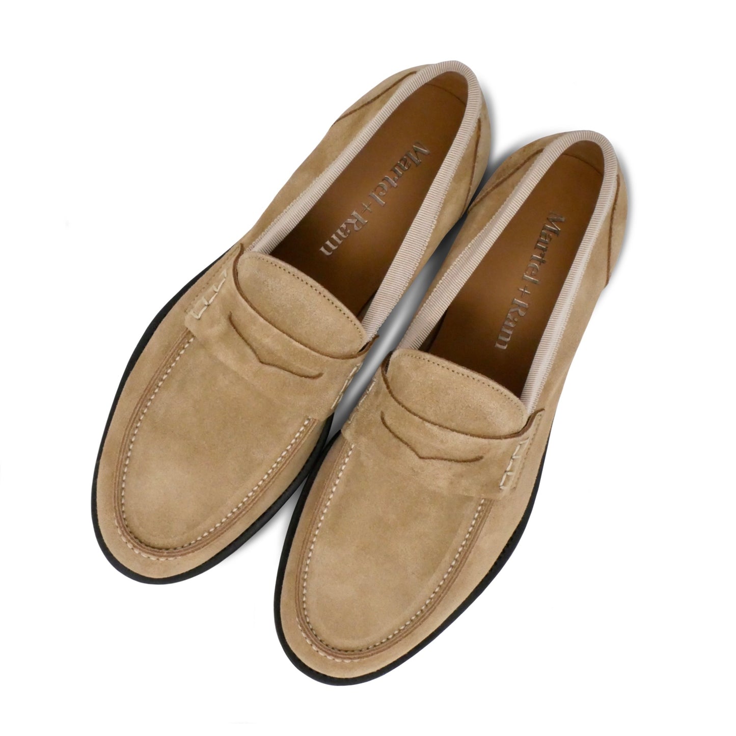 002 - Peanut Suede Loafer | Men's Suede Loafers | Martel+Ram