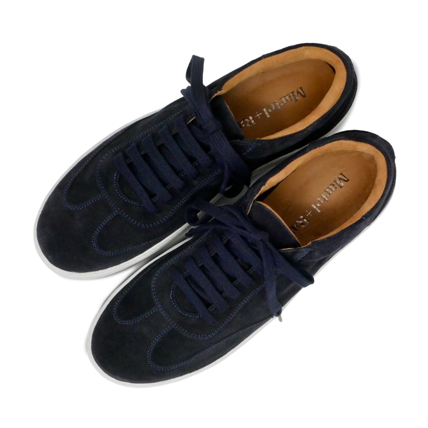 006 - Navy Suede Trainer | Sport Shoes | Martel+Ram