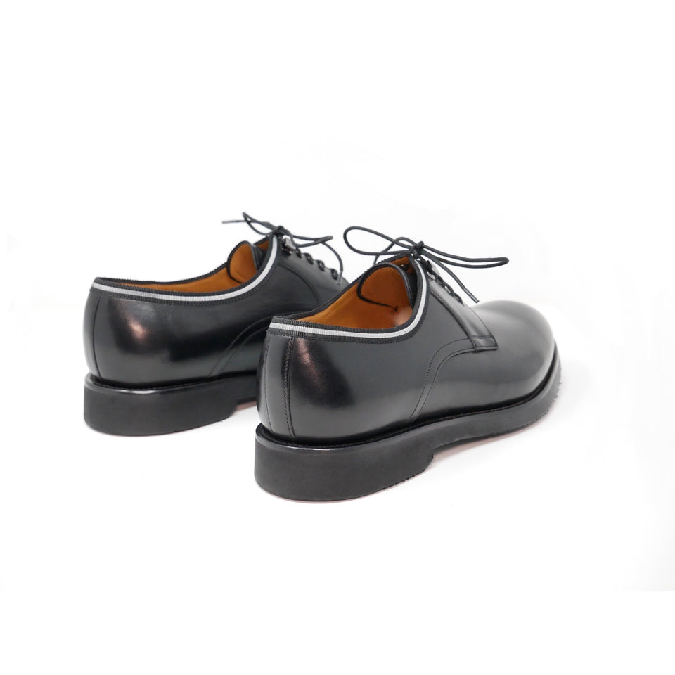 001 - Black/White Calfskin Derby | Derby Shoes | Martel+Ram