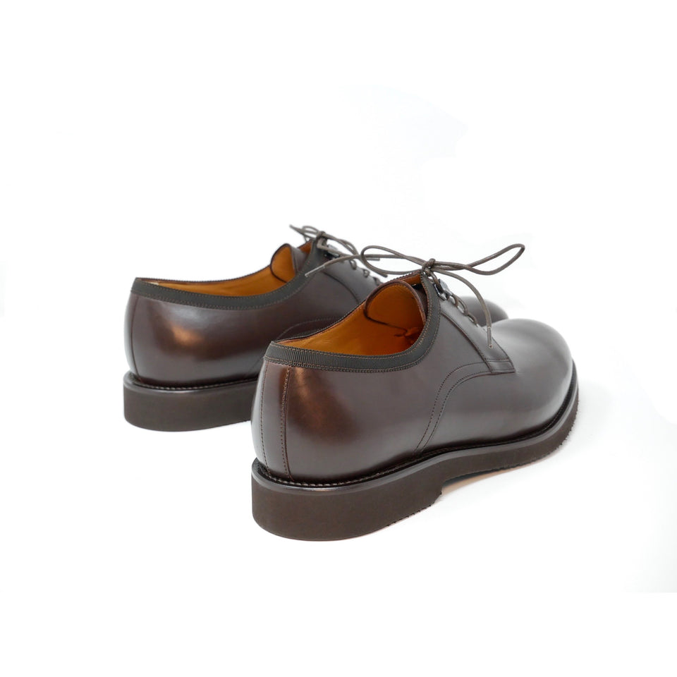 001 - Brown Calfskin Derby | Derby Shoes | Martel+Ram