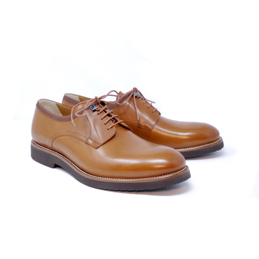 001 - Tan Calfskin Derby | Derby Shoes | Martel+Ram