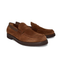 Tobacco Suede Penny Loafer