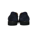 Navy Suede Penny Loafer