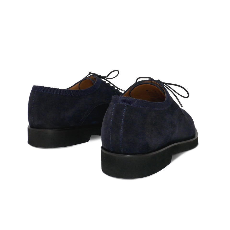 001 - Navy Suede Derby | Derby Shoes | Martel+Ram