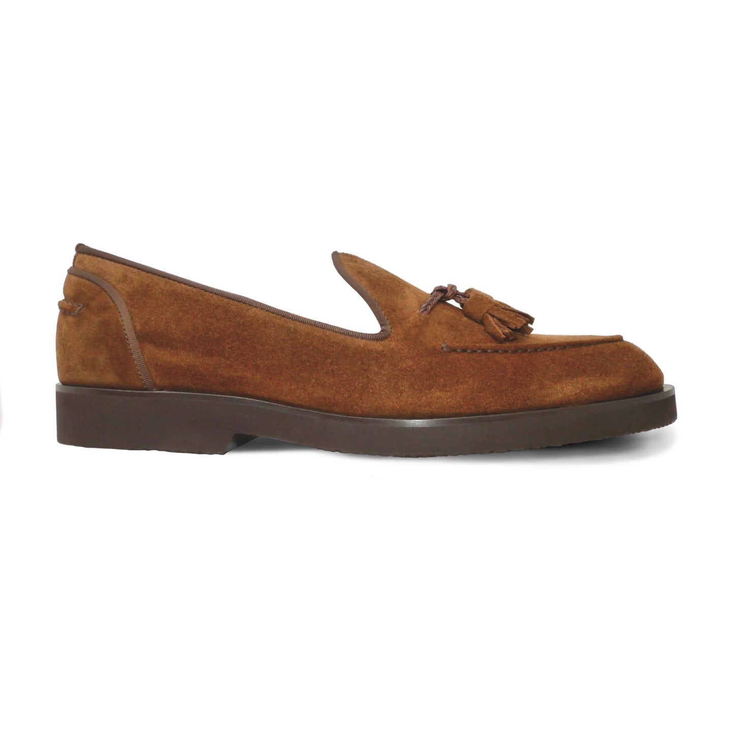 005 - Tobacco Suede Tassel Loafer | Men's Suede Loafers | Martel+Ram