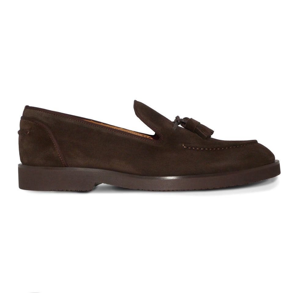 005 - Moka Suede Tassel Loafer | Suede Loafers | Martel+Ram