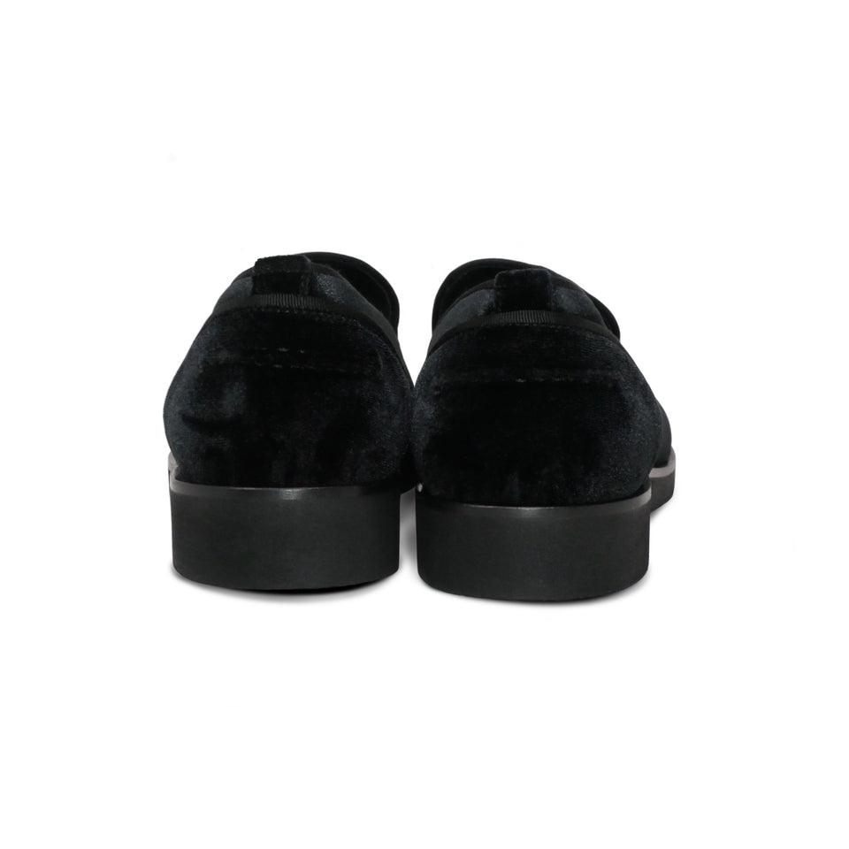 005 - Black Velvet Tassel Loafer | Loafers | Martel+Ram