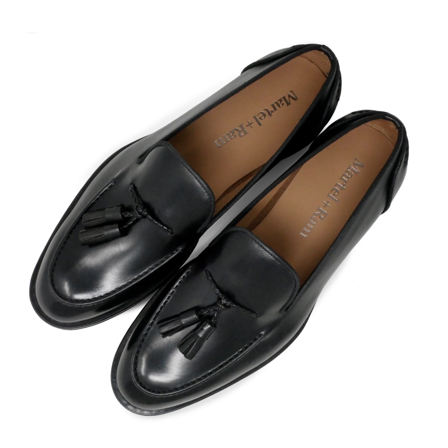 005 - Black Calfskin Tassel Loafer | Men's Calfskin Loafers | Martel+Ram