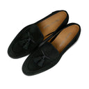 Black Suede Tassel Loafer