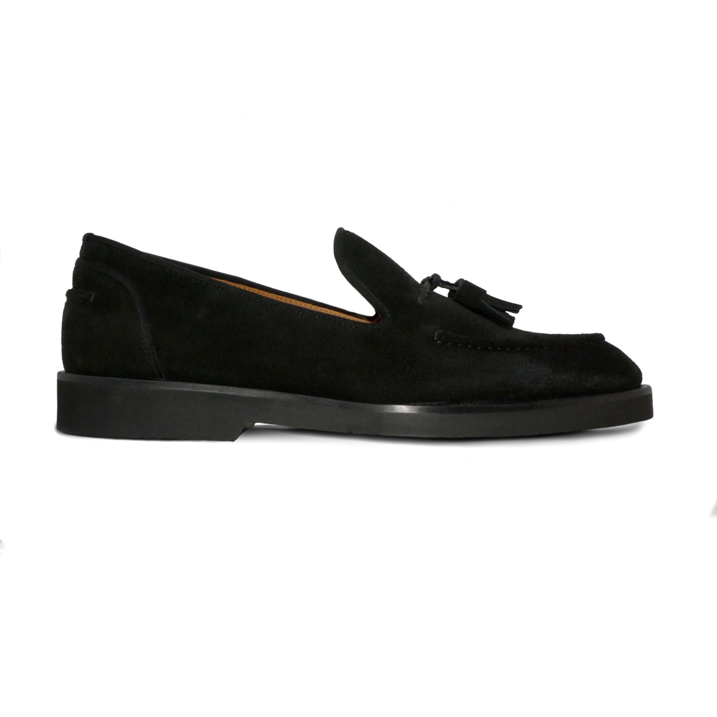 005 - Black Suede Tassel Loafer | Men's Suede Loafers | Martel+Ram
