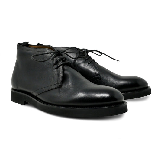 003 - Soft Black Calfskin Desert Boot | Calfskin Desert Boots | Martel+Ram