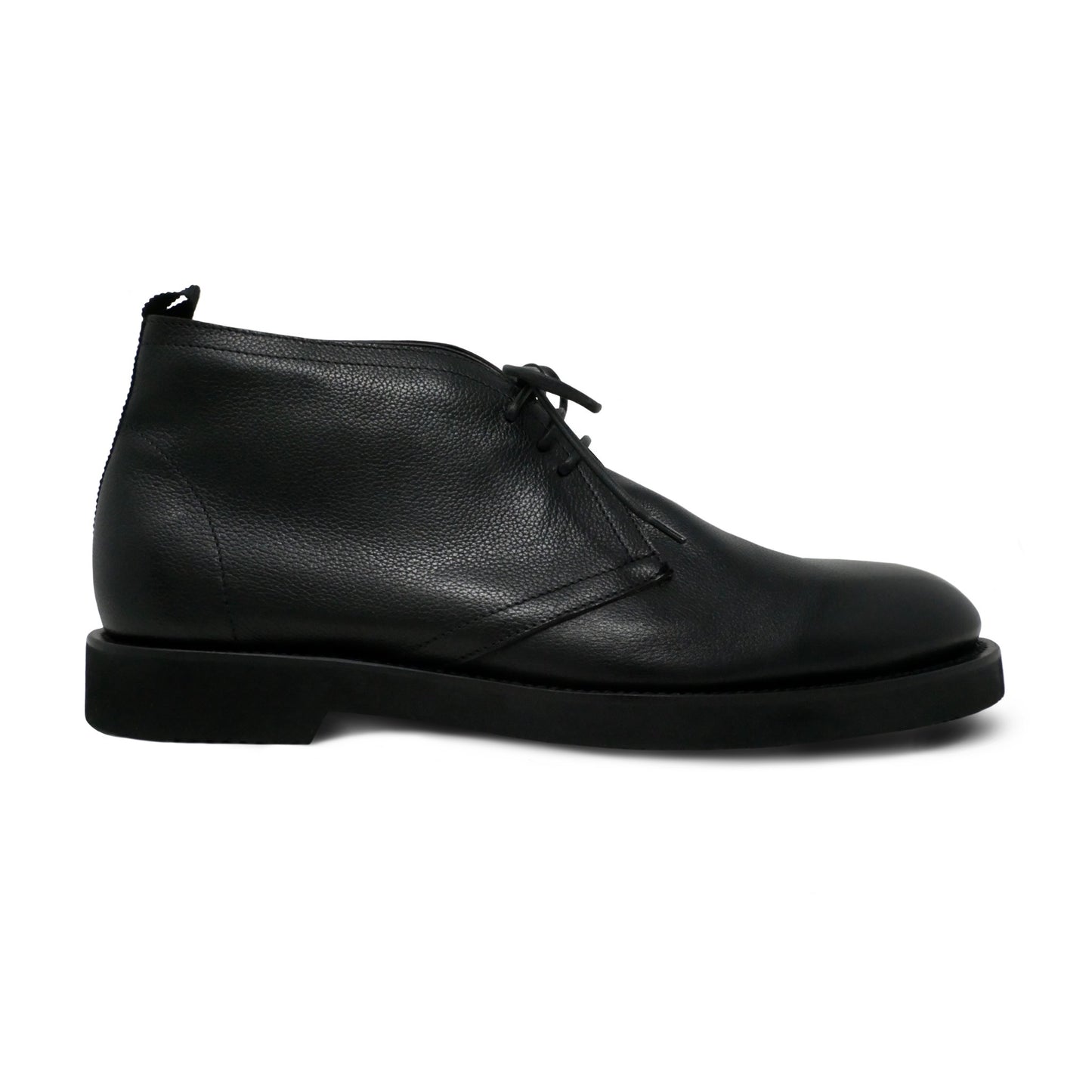 003 - Soft Black Calfskin Desert Boot | Calfskin Desert Boots | Martel+Ram