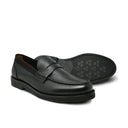 Soft Black Calfskin Penny Loafer