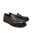 Soft Brown Calfskin Penny Loafer
