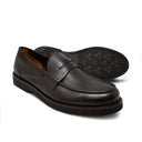 Soft Brown Calfskin Penny Loafer