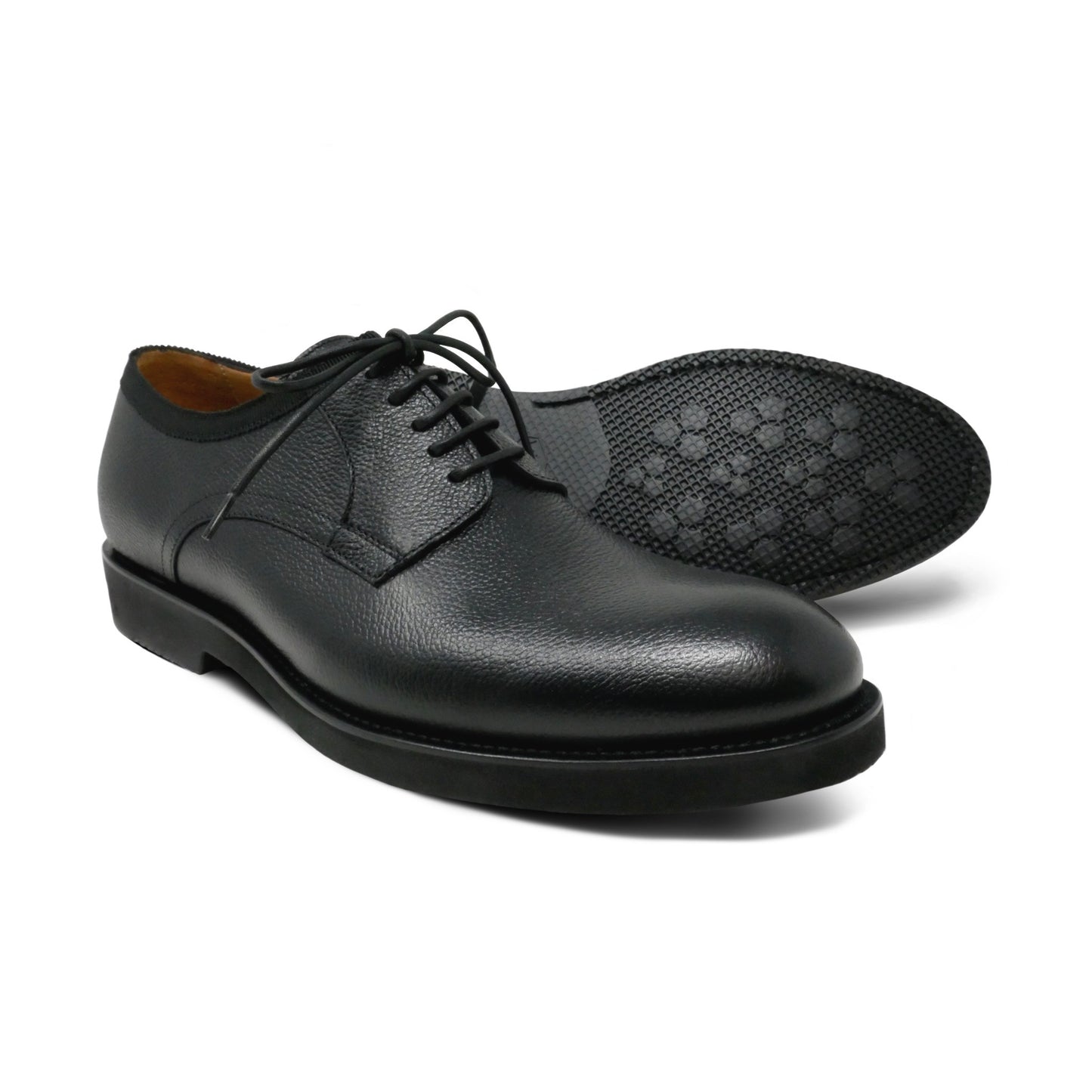 001 - Soft Black Calfskin Derby | Derby Shoes | Martel+Ram
