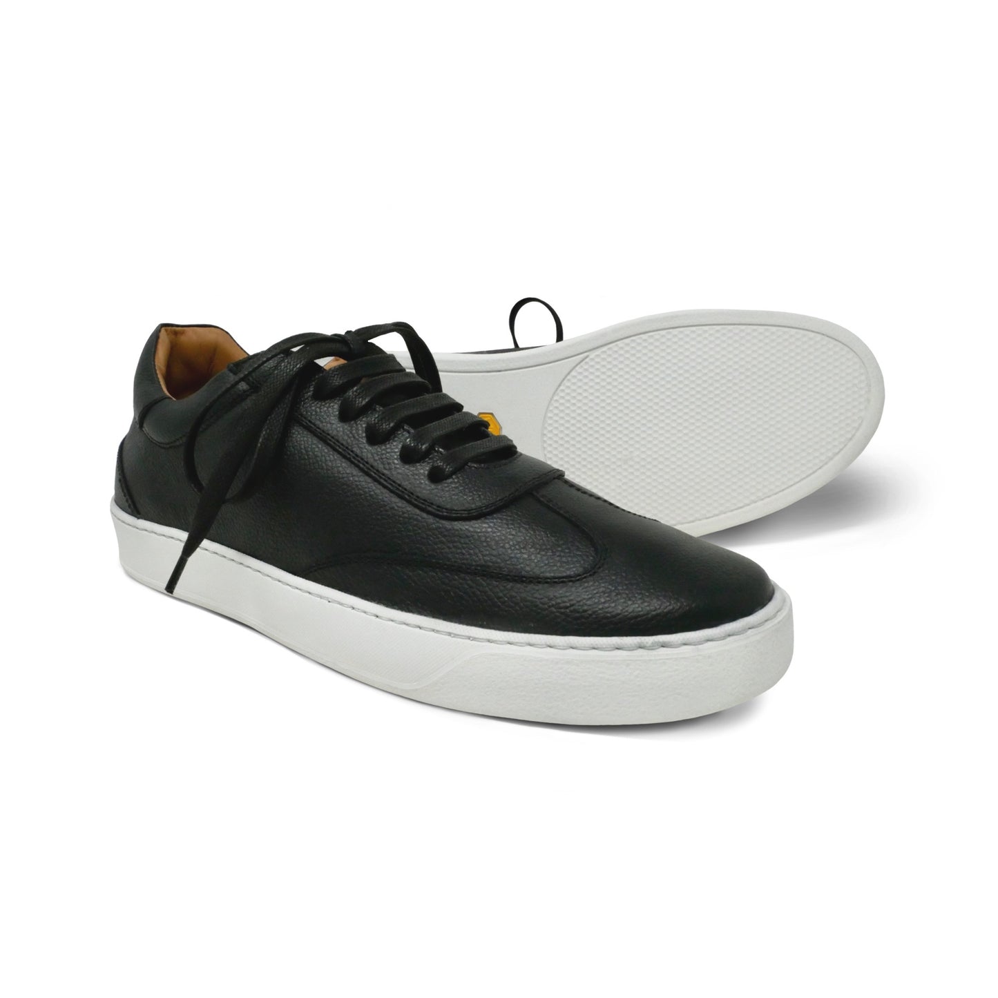 006 - Soft Black Calf Trainer | Sport Shoes | Martel+Ram