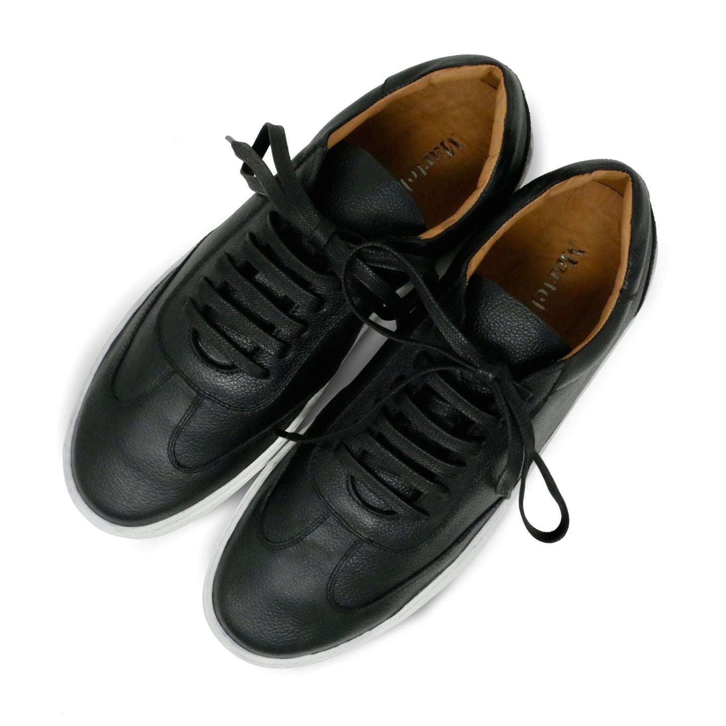 006 - Soft Black Calf Trainer | Sport Shoes | Martel+Ram