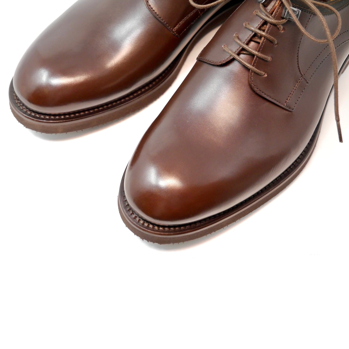 001 - Brown Calfskin Derby | Derby Shoes | Martel+Ram