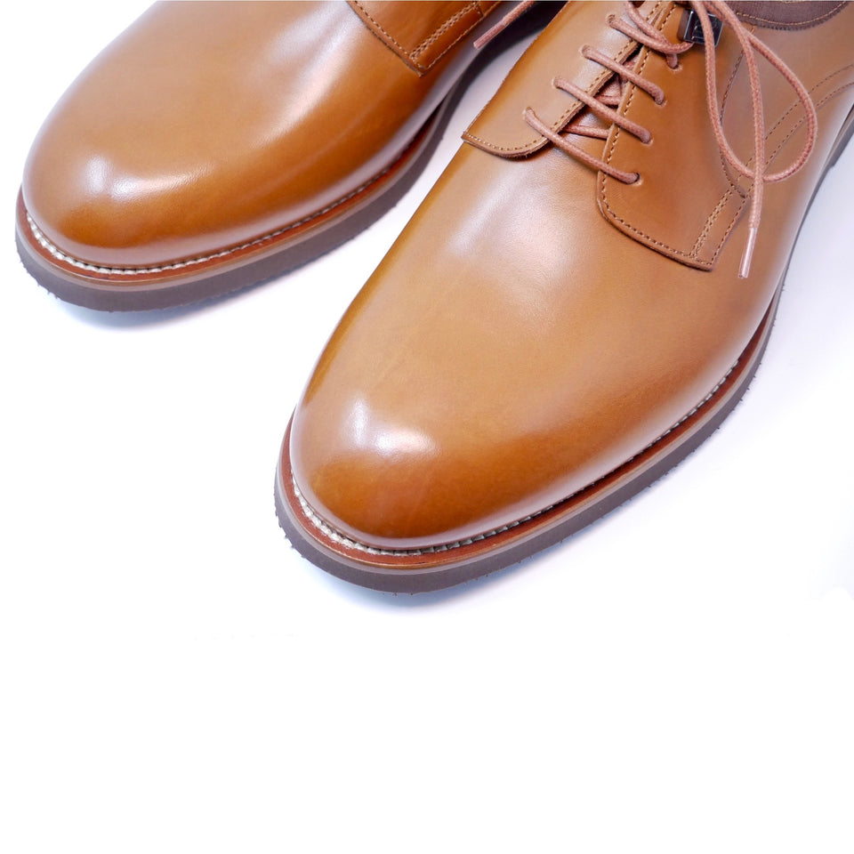 001 - Tan Calfskin Derby | Derby Shoes | Martel+Ram