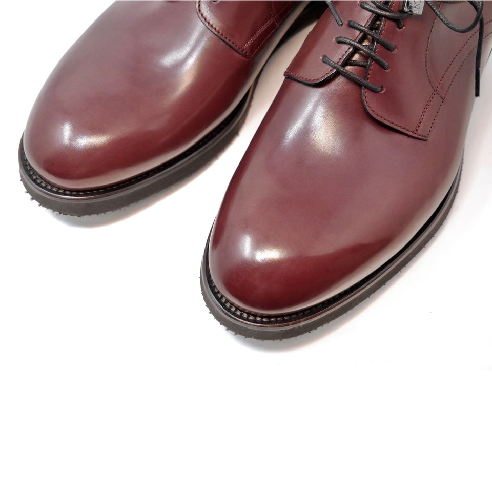 001 - Burgundy Calfskin Derby | Derby Shoes | Martel+Ram