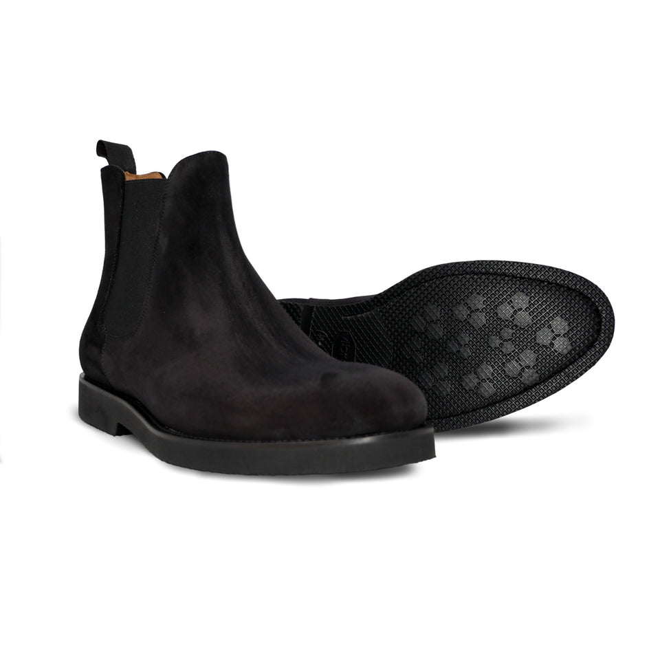 004 - Black Suede Chelsea Boot | Suede Chelsea Boots | Martel+Ram