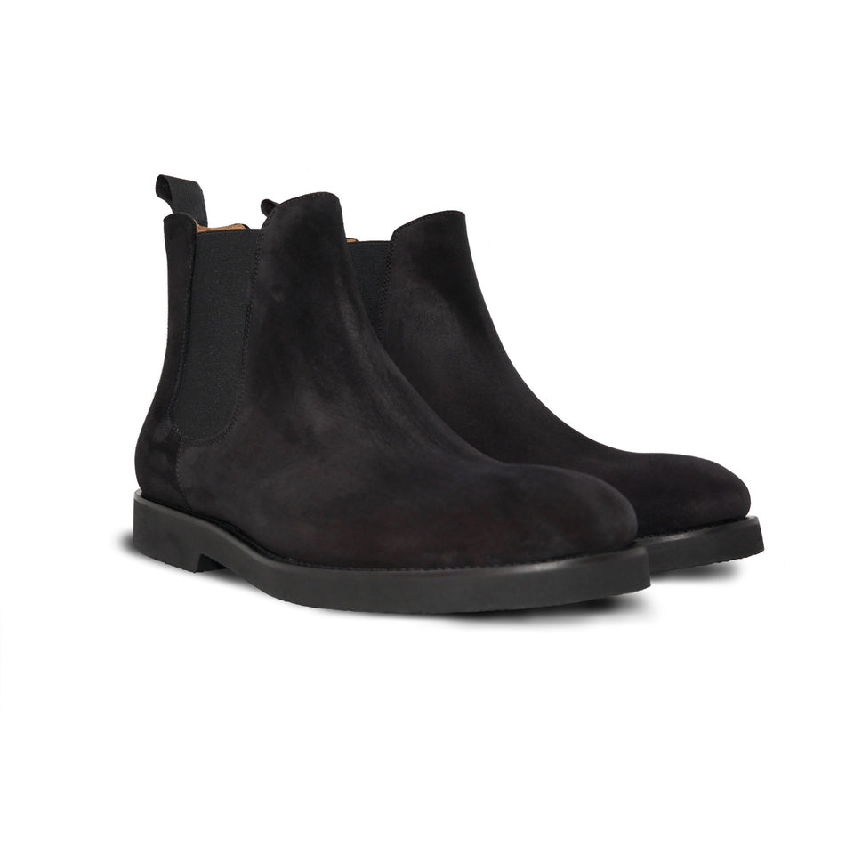 004 - Black Suede Chelsea Boot | Suede Chelsea Boots | Martel+Ram