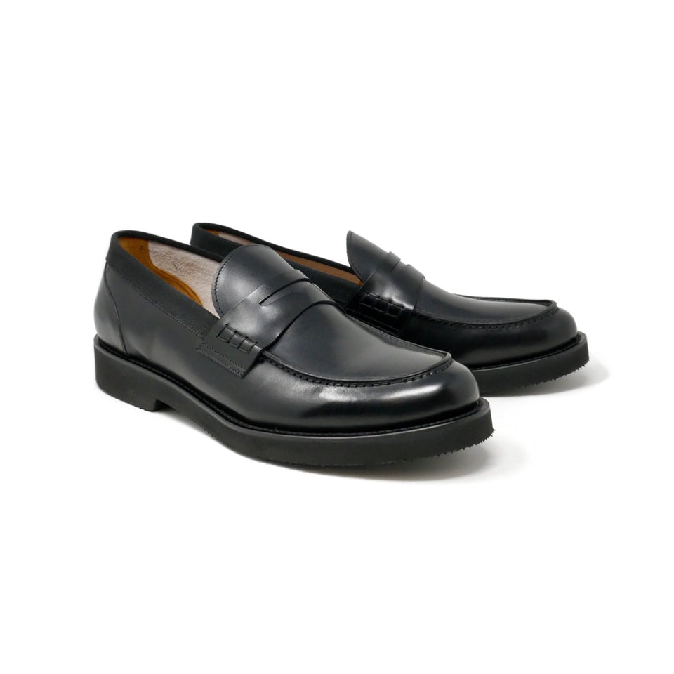 002 - Black Calfskin Loafer | Loafers | Martel+Ram