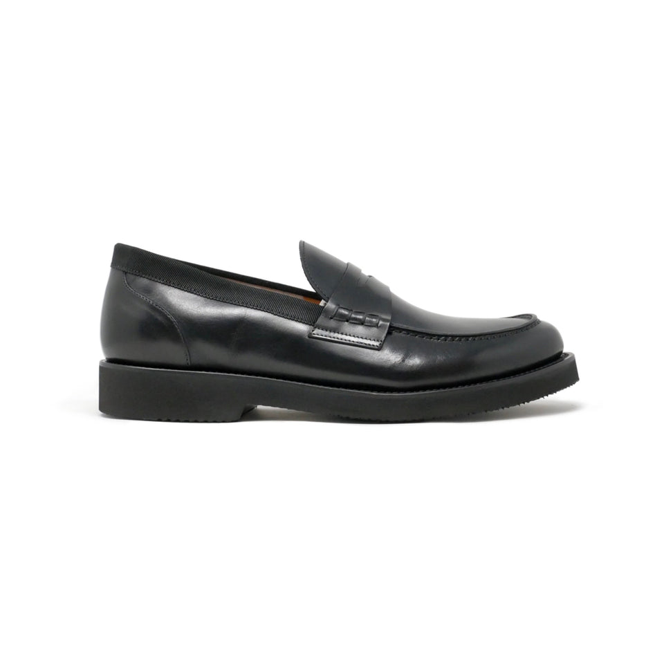 002 - Black Calfskin Loafer | Loafers | Martel+Ram