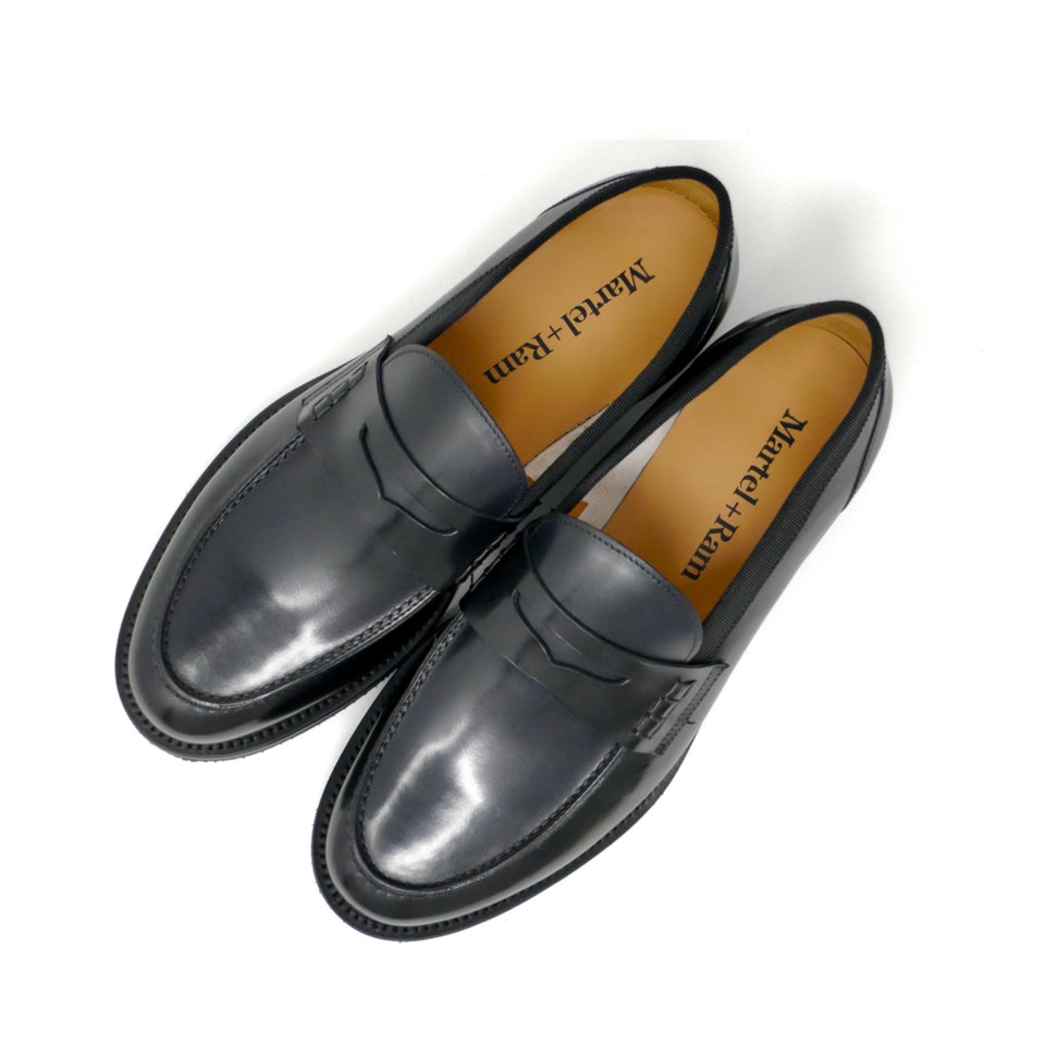 002 - Black Calfskin Loafer | Loafers | Martel+Ram